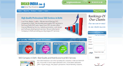 Desktop Screenshot of doxoindia.com